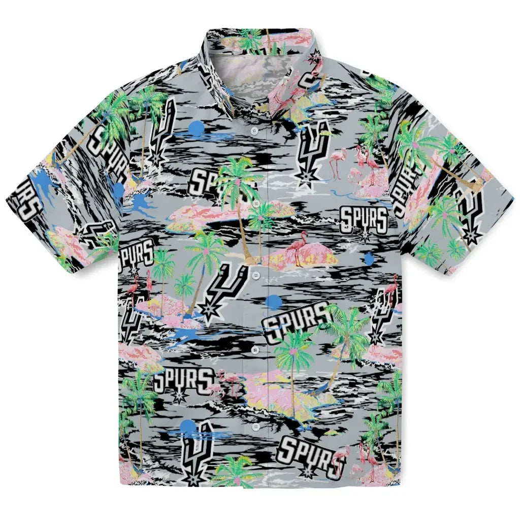 San Antonio Spurs Flamingo Retreat 2026 Hawaiian Shirt