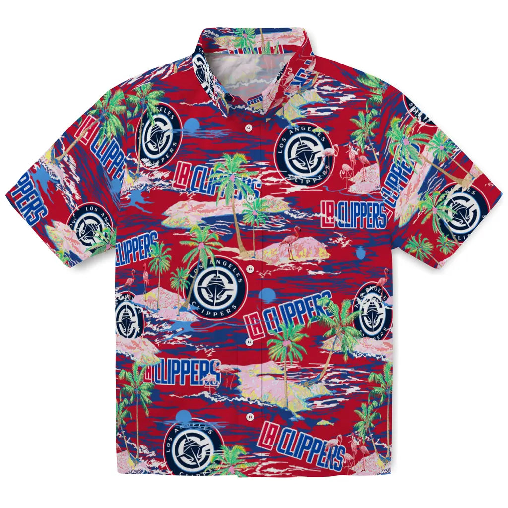 Los Angeles Clippers Flamingo Retreat 2026 Hawaiian Shirt