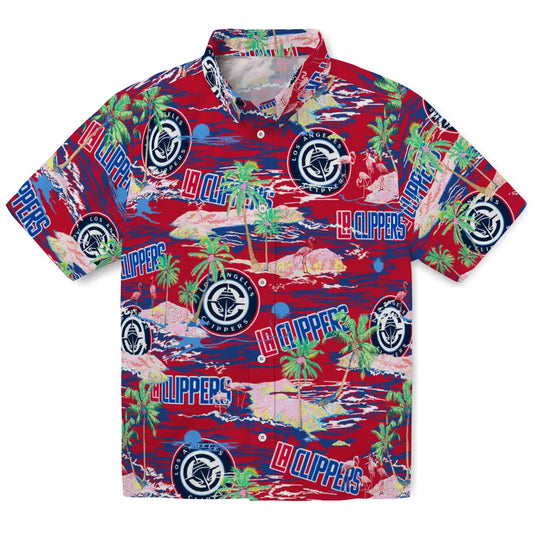 Los Angeles Clippers Flamingo Retreat 2026 Hawaiian Shirt