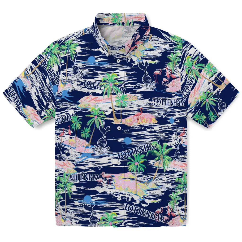 Tottenham Hotspur Flamingo Retreat 2026 Hawaiian Shirt
