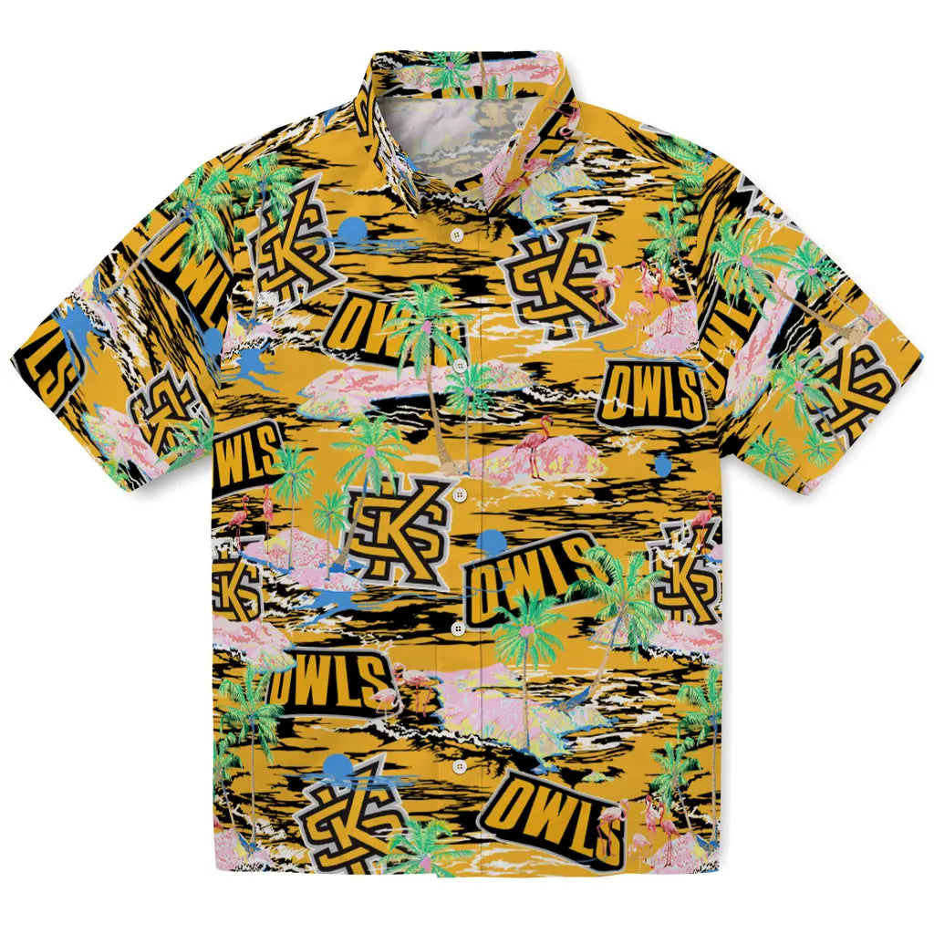 Kennesaw State Owls Flamingo Retreat 2026 Hawaiian Shirt