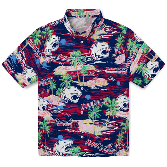 South Alabama Jaguars Flamingo Retreat 2026 Hawaiian Shirt