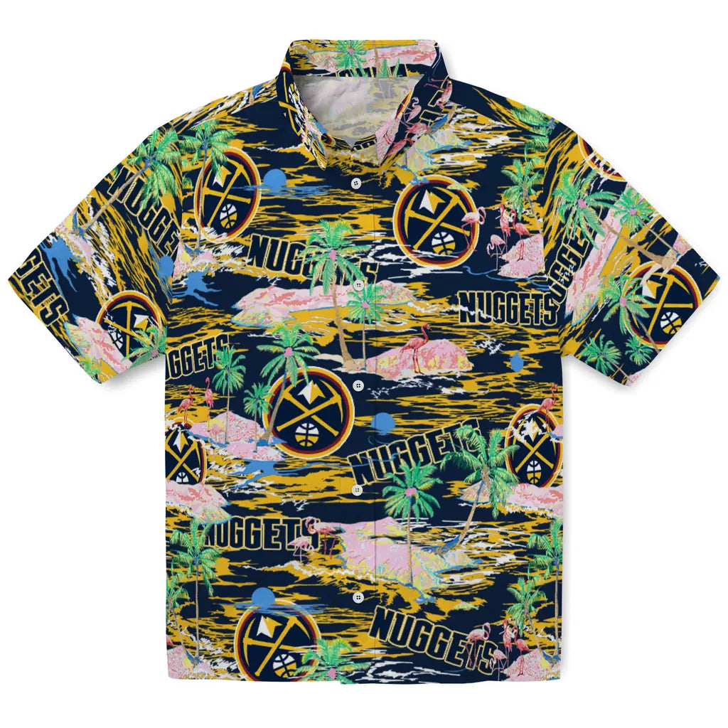 Denver Nuggets Flamingo Retreat 2026 Hawaiian Shirt