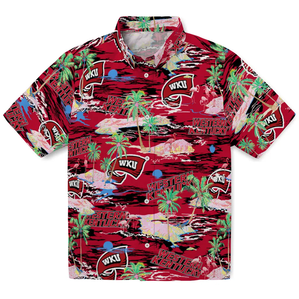 Western Kentucky Hilltoppers Flamingo Retreat 2026 Hawaiian Shirt