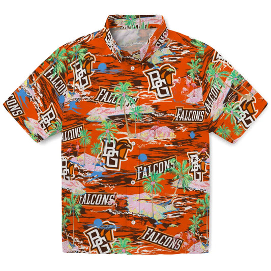 Bowling Green Falcons Flamingo Retreat 2026 Hawaiian Shirt