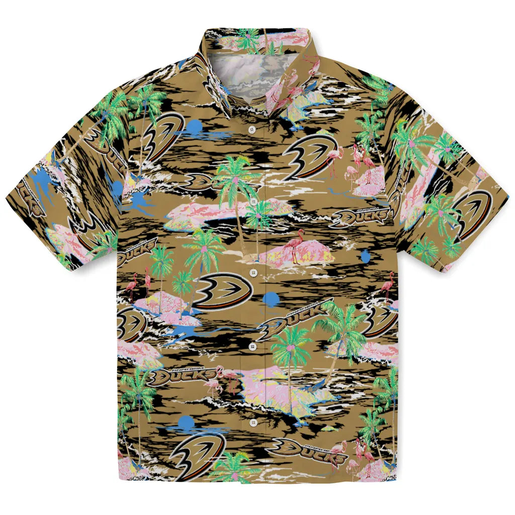 Anaheim Ducks Flamingo Retreat 2026 Hawaiian Shirt
