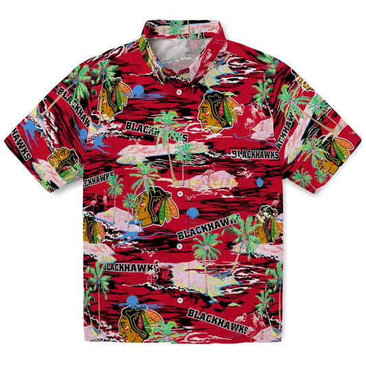 Chicago Blackhawks Flamingo Retreat 2026 Hawaiian Shirt