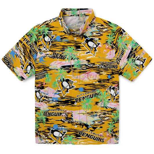 Pittsburgh Penguins Flamingo Retreat 2026 Hawaiian Shirt