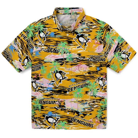 Pittsburgh Penguins Flamingo Retreat 2026 Hawaiian Shirt