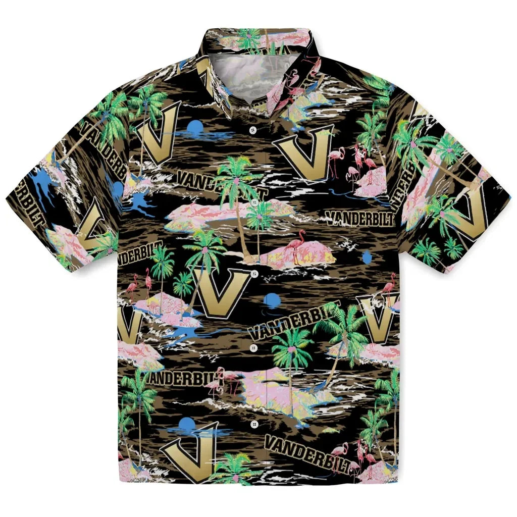 Vanderbilt Commodores Flamingo Retreat 2026 Hawaiian Shirt