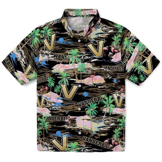 Vanderbilt Commodores Flamingo Retreat 2026 Hawaiian Shirt