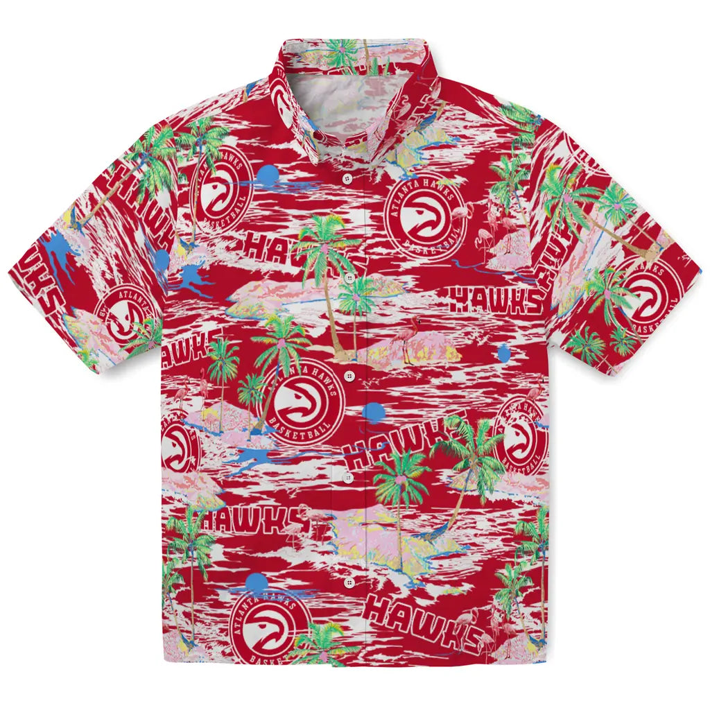 Atlanta Hawks Flamingo Retreat 2026 Hawaiian Shirt