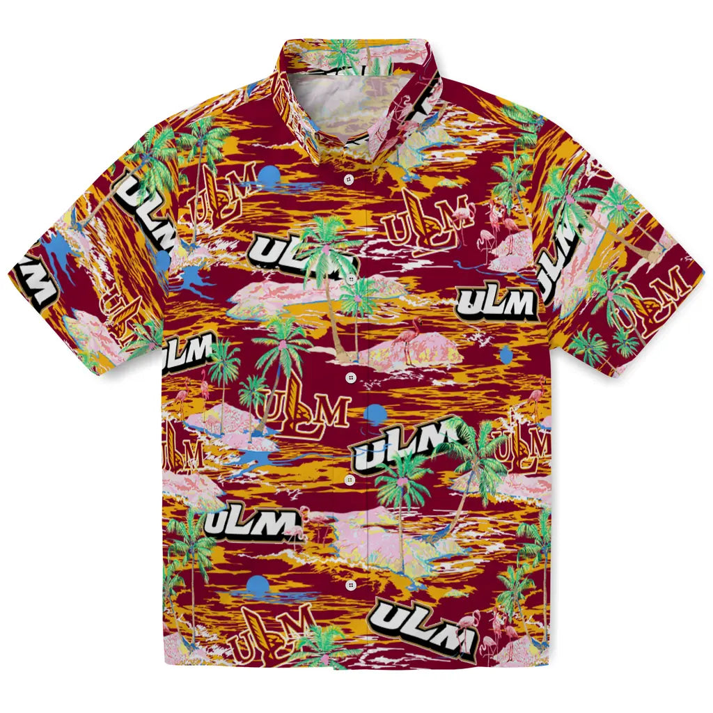 Louisiana-Monroe Warhawks Flamingo Retreat 2026 Hawaiian Shirt