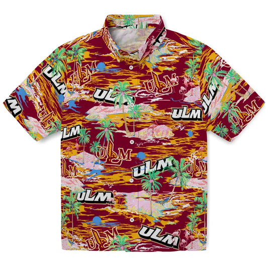 Louisiana-Monroe Warhawks Flamingo Retreat 2026 Hawaiian Shirt