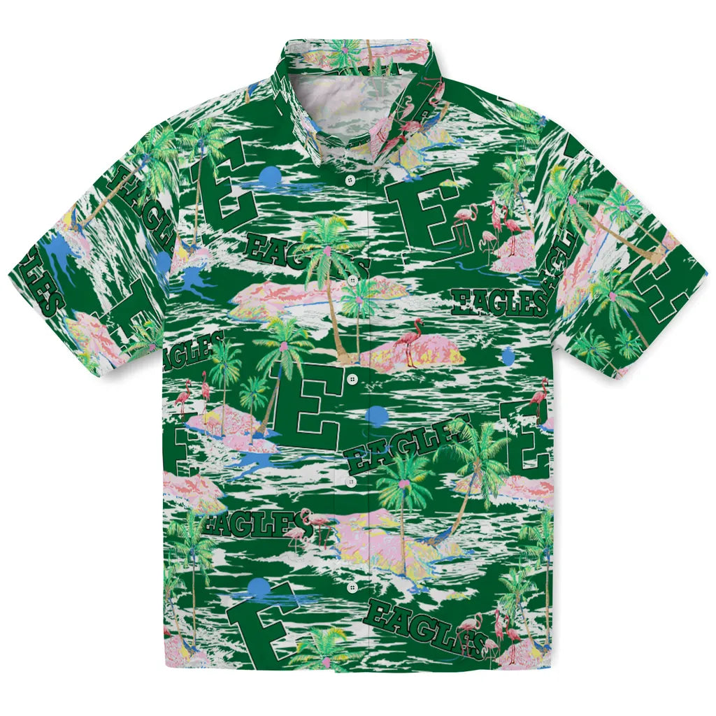Eastern Michigan Eagles Flamingo Retreat 2026 Hawaiian Shirt