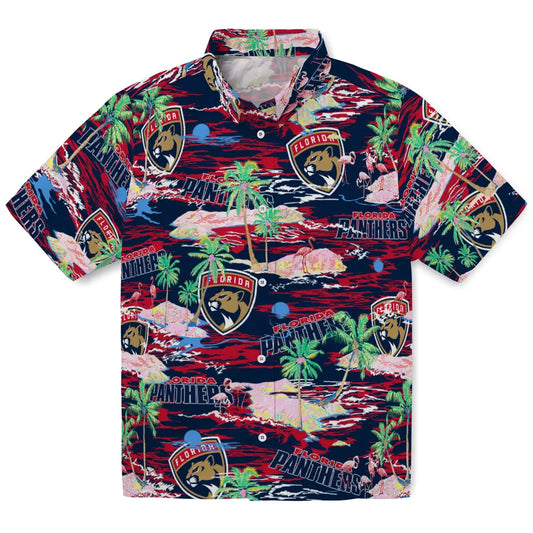 Florida Panthers Flamingo Retreat 2026 Hawaiian Shirt
