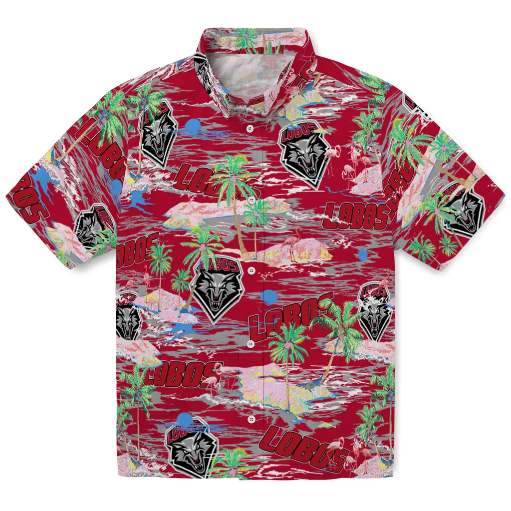 New Mexico Lobos Flamingo Retreat 2026 Hawaiian Shirt