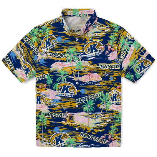 Kent State Golden Flashes Flamingo Retreat 2026 Hawaiian Shirt