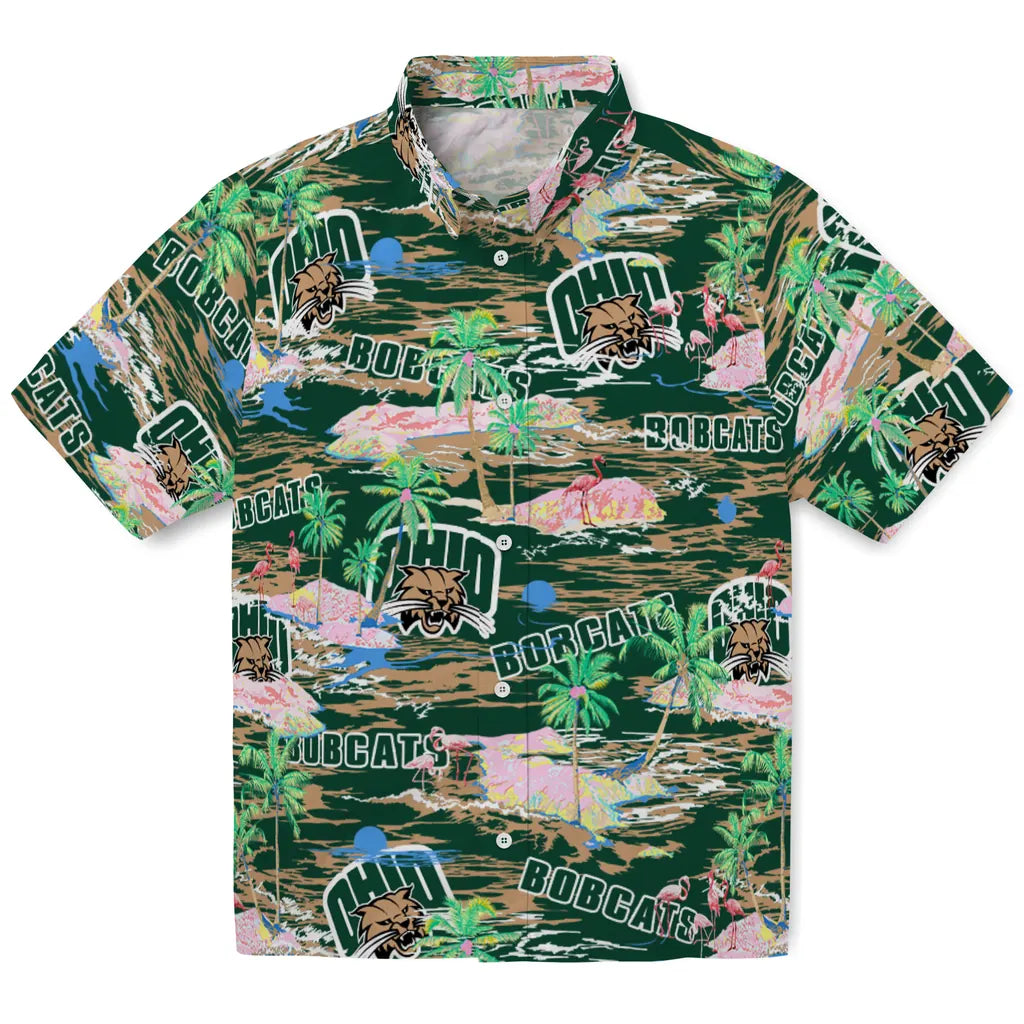 Ohio Bobcats Flamingo Retreat 2026 Hawaiian Shirt
