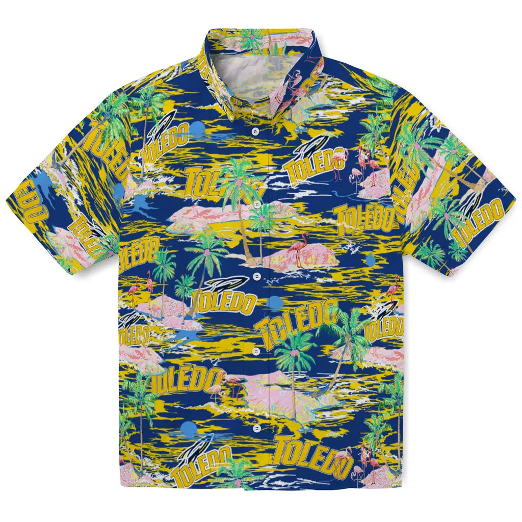 Toledo Rockets Flamingo Retreat 2026 Hawaiian Shirt