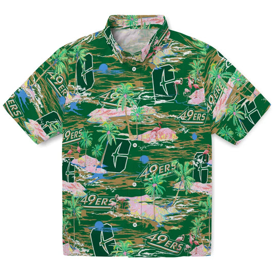 Charlotte 49ers Flamingo Retreat 2026 Hawaiian Shirt