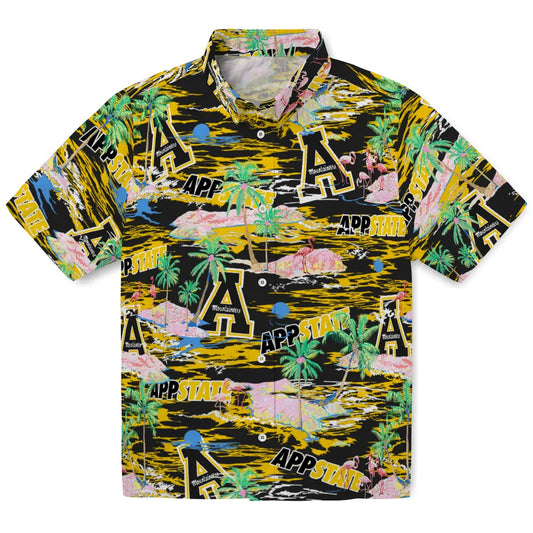 Appalachian State Mountaineers Flamingo Retreat 2026 Hawaiian Shirt