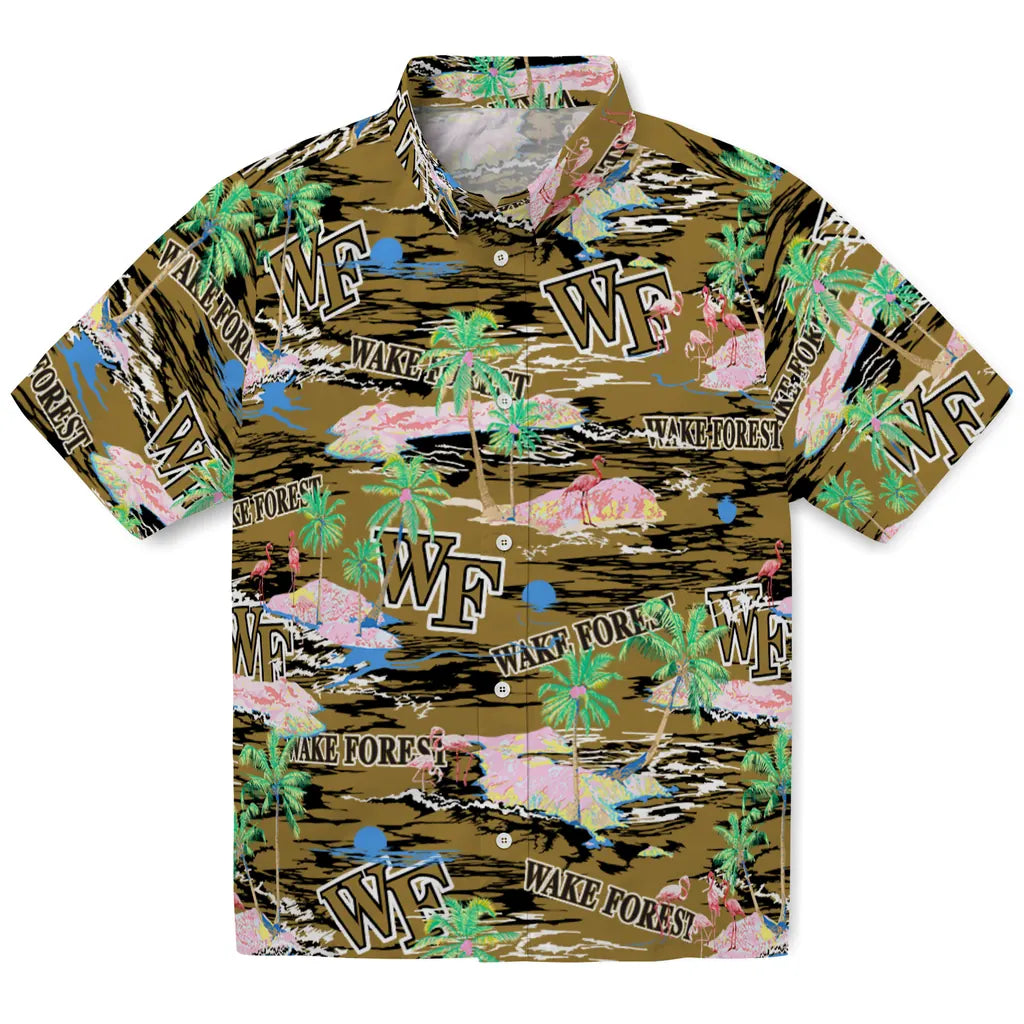 Wake Forest Demon Deacons Flamingo Retreat 2026 Hawaiian Shirt