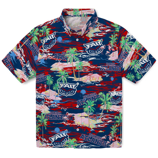 Florida Atlantic Owls Flamingo Retreat 2026 Hawaiian Shirt