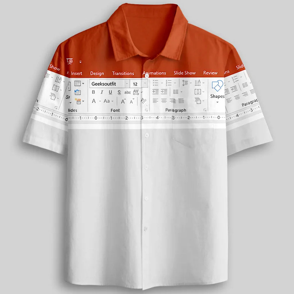 PowerPoint Funny Work 2026 Hawaiian Shirt