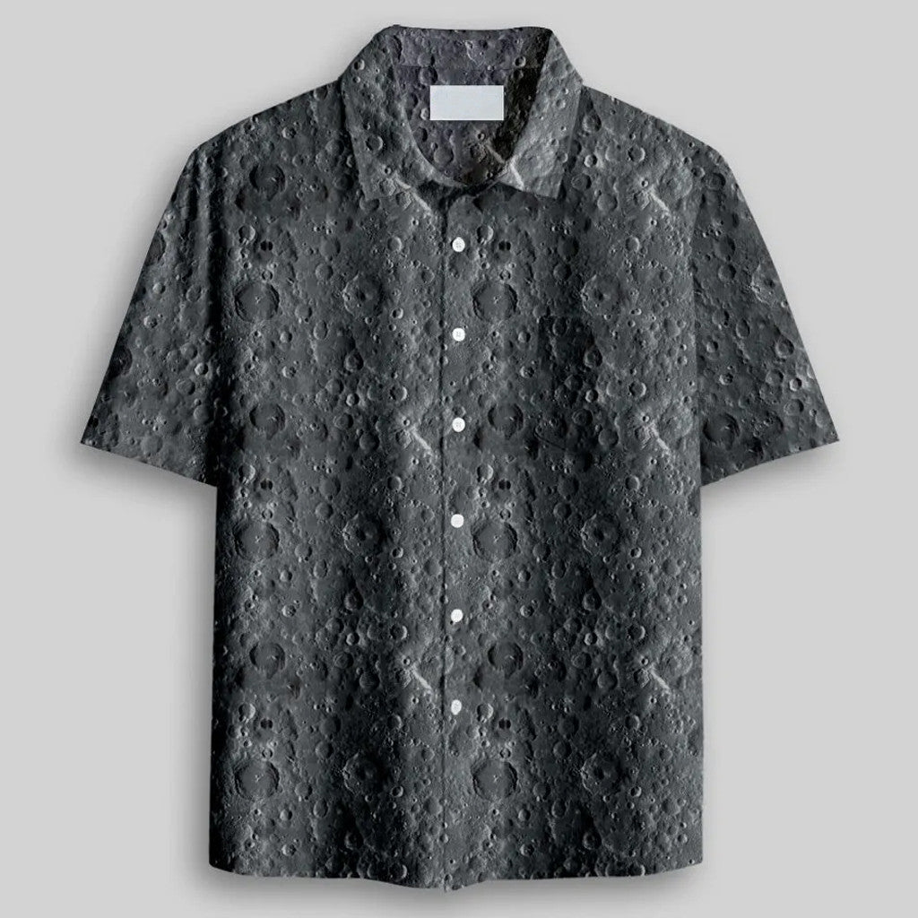 Lunar Surface Hawaiian Shirt