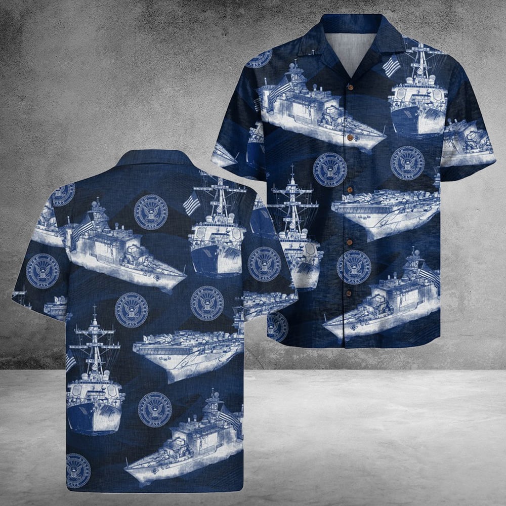US Navy 250th Years Of Service Hawaiian Shirt United States Unique Gifts Ideas For Women