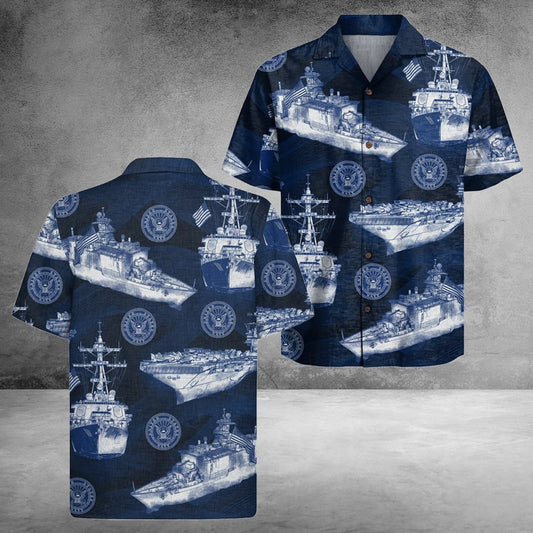 US Navy 250th Years Of Service Hawaiian Shirt United States Unique Gifts Ideas For Women