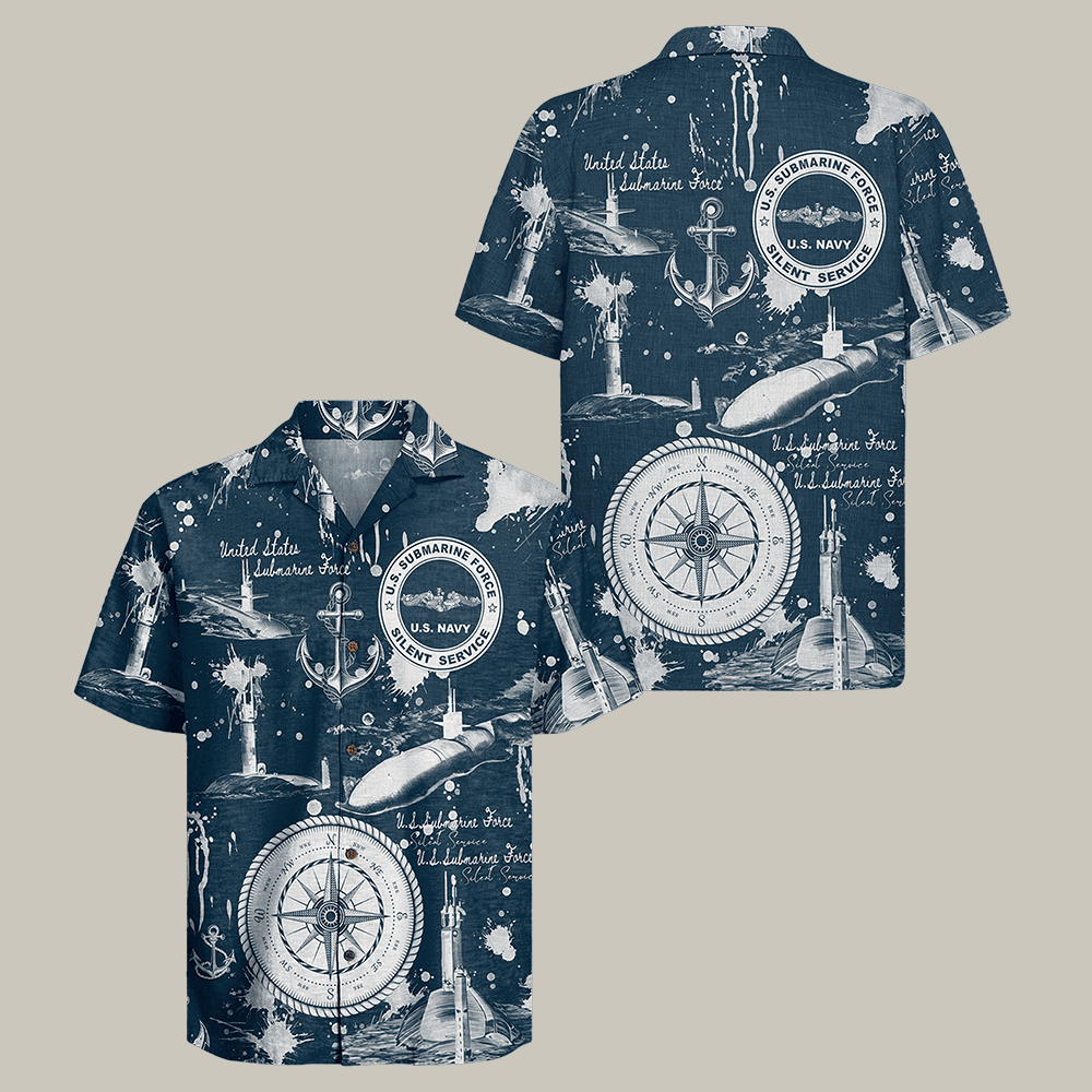 US Navy Submarine 250th Years Of Service Hawaiian Shirt