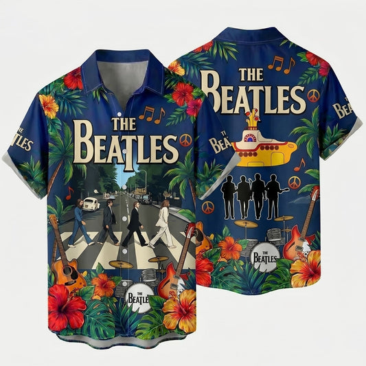 The Beatles Abbey Road Hawaiian Shirt