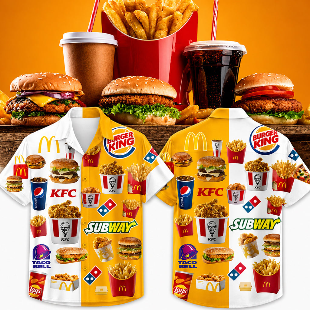 Fast Food Lover Summer 2026 Hawaiian Shirt