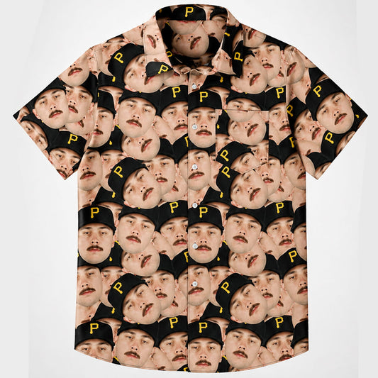 Pittsburgh Pirates Paul Skenes Face Hawaiian Shirt
