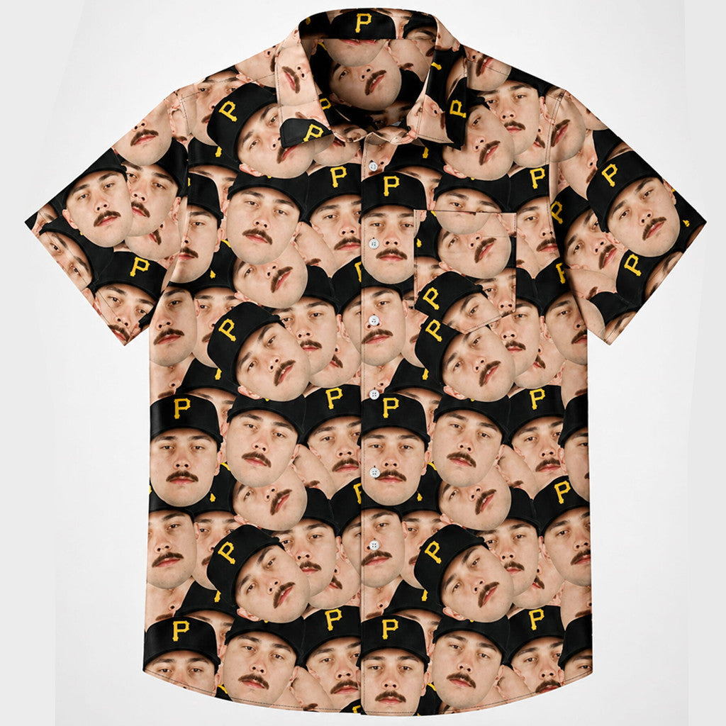 Pittsburgh Pirates Paul Skenes Face Hawaiian Shirt