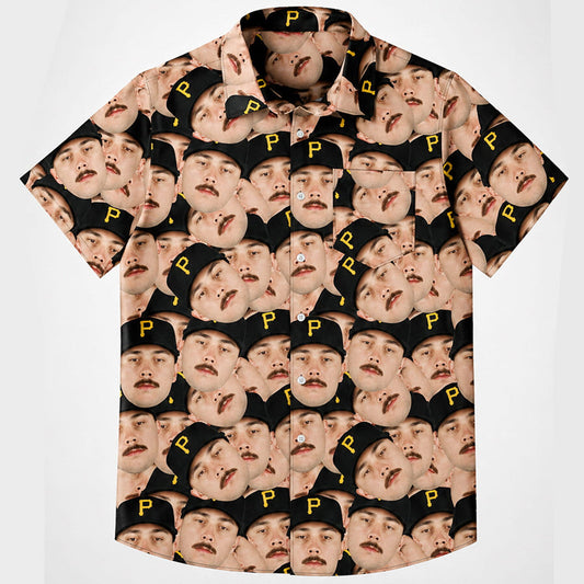 Pittsburgh Pirates Paul Skenes Face Hawaiian Shirt