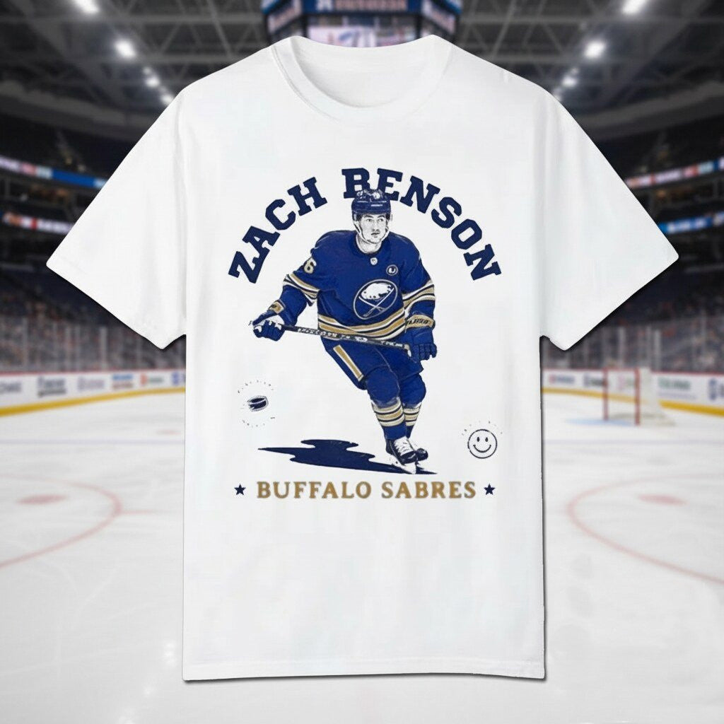 Zach Benson Buffalo Sabres Vintage Play Hard Have Fun Shirt