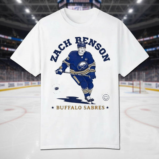Zach Benson Buffalo Sabres Vintage Play Hard Have Fun Shirt