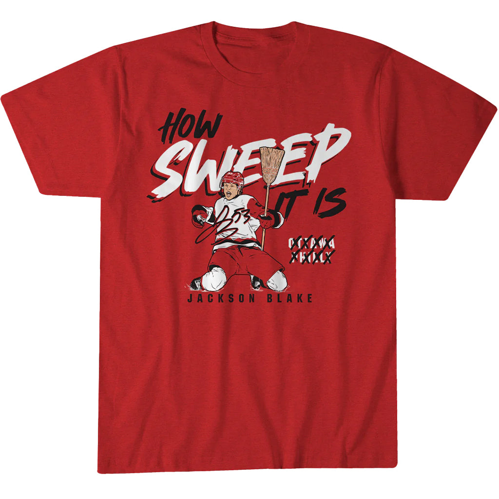 Carolina Hurricanes Jackson Blake How Sweep It Is Shirt