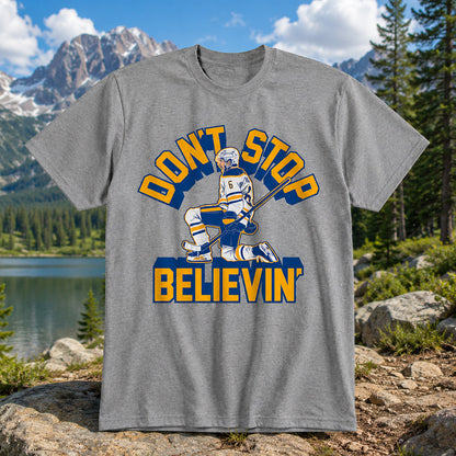 Don't Stop Believin' Graphic Shirt for Everyday Casual Wear