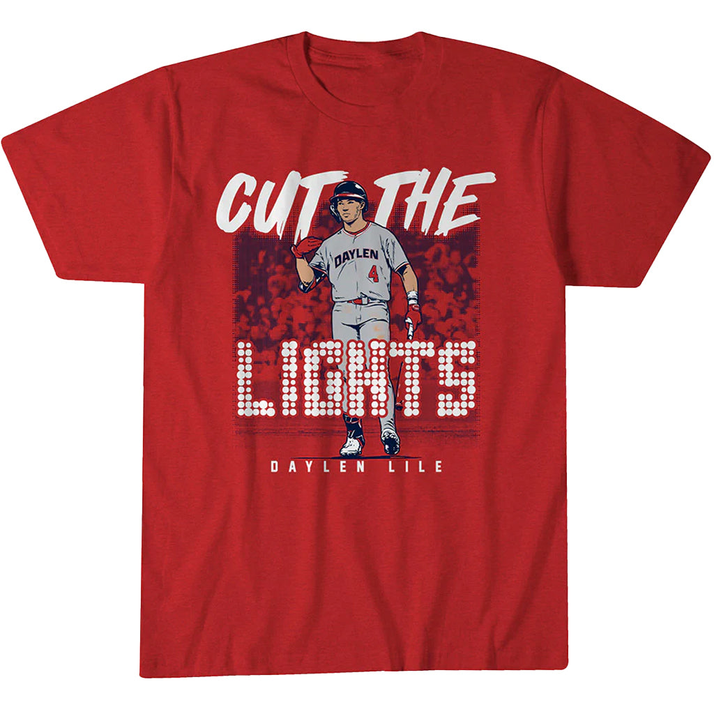 Washington Nationals Daylen Lile Cut the Lights Shirt