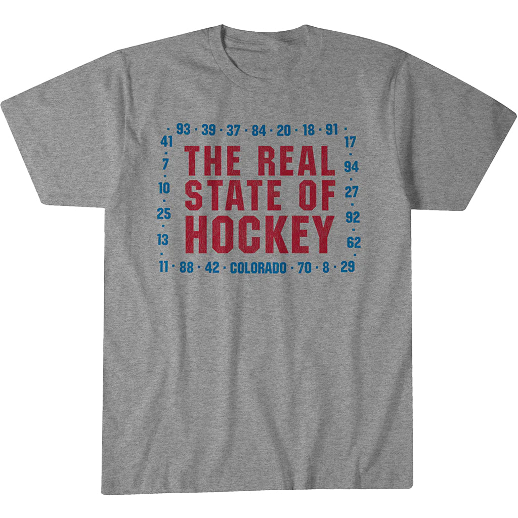 Colorado The Real State of Hockey Shirt