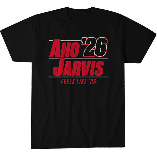 Unisex Carolina Hurricanes Aho Jarvis 26 Feels Like Graphic Shirt for Hockey Fans