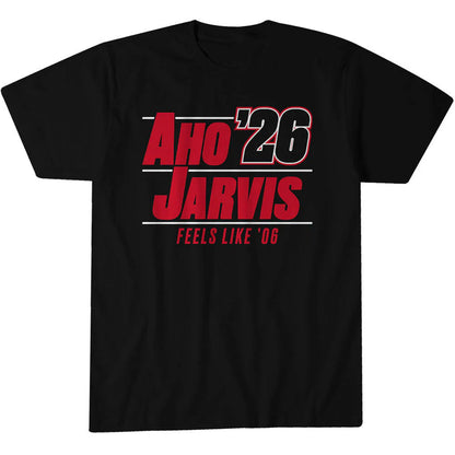 Unisex Carolina Hurricanes Aho Jarvis 26 Feels Like Graphic Shirt for Hockey Fans