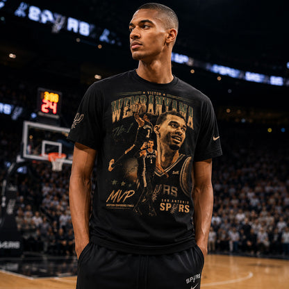 Unisex Basketball MVP Western Finals Graphic Shirt 2026 for Fans