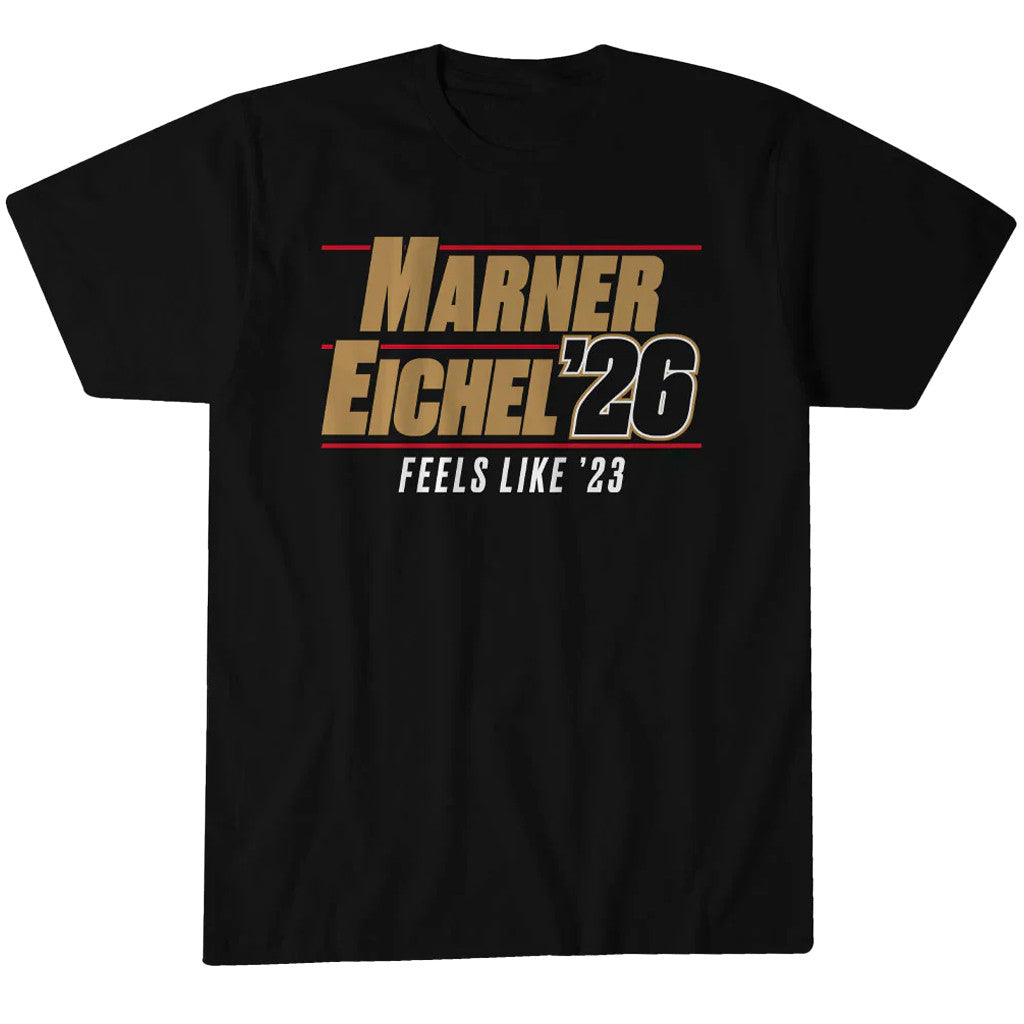 Unisex Vegas Golden Knights Mitch Marner And Jack Eichel Graphic Shirt for Hockey Fans