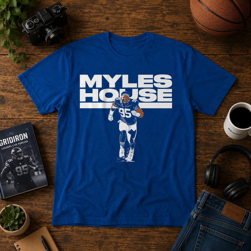 Unisex Myles House Graphic Shirt for Football Fans