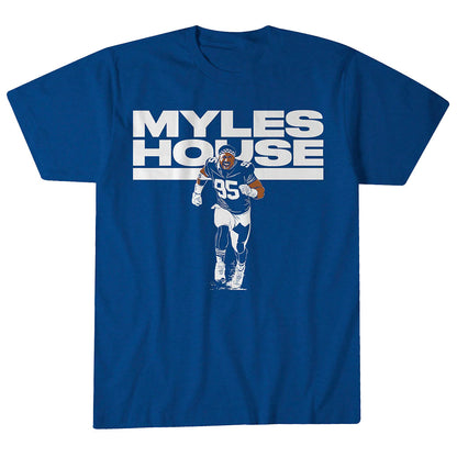Unisex Los Angeles Rams Myles Garrett Myles House Graphic Shirt for Football Fans